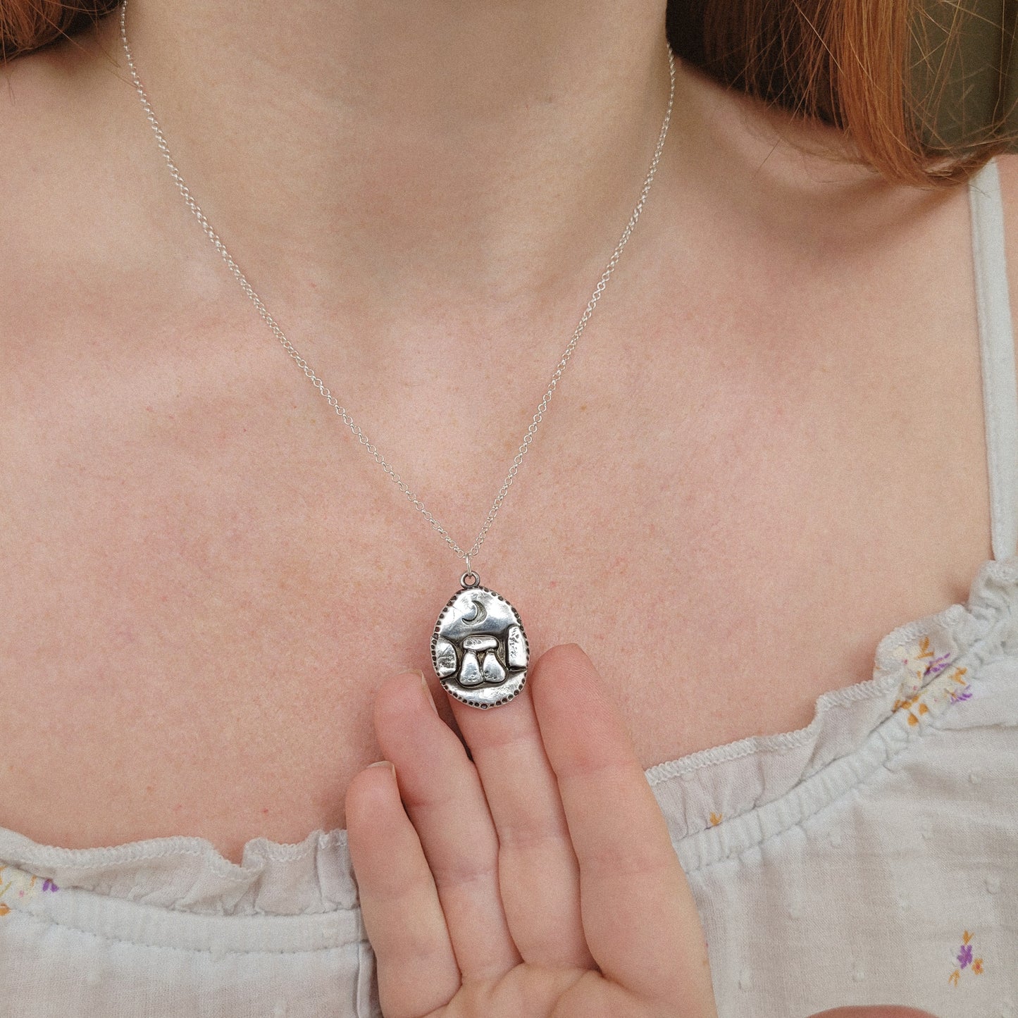 Sacred Standing Stones Coin Talisman ~ Fine Silver