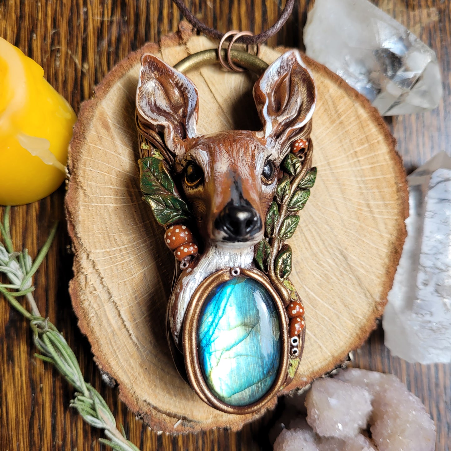 Gentle Fawn Talisman ~ Labradorite