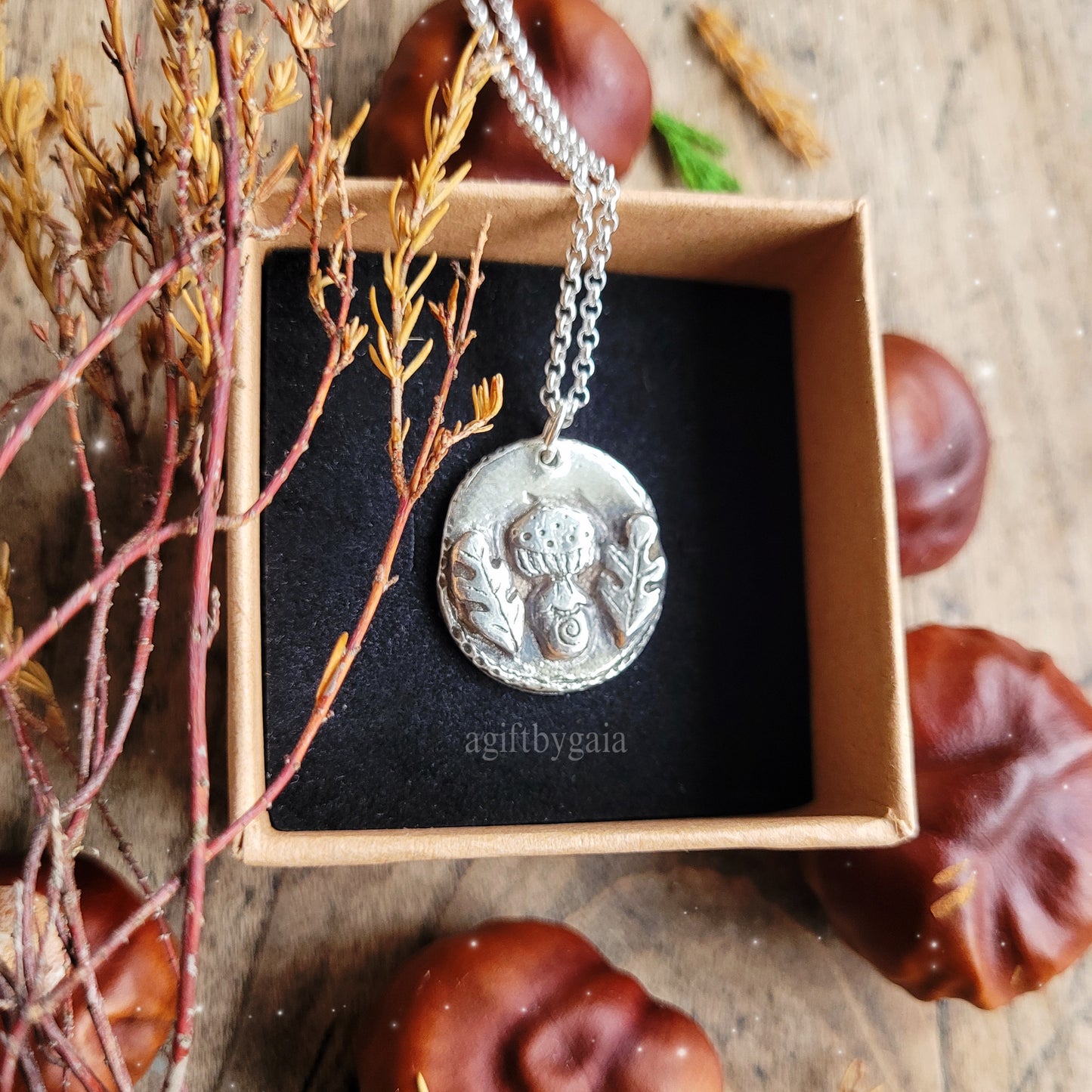 'Magick' Sacred Spell Coin Talisman ~ Recycled Fine 999 Silver