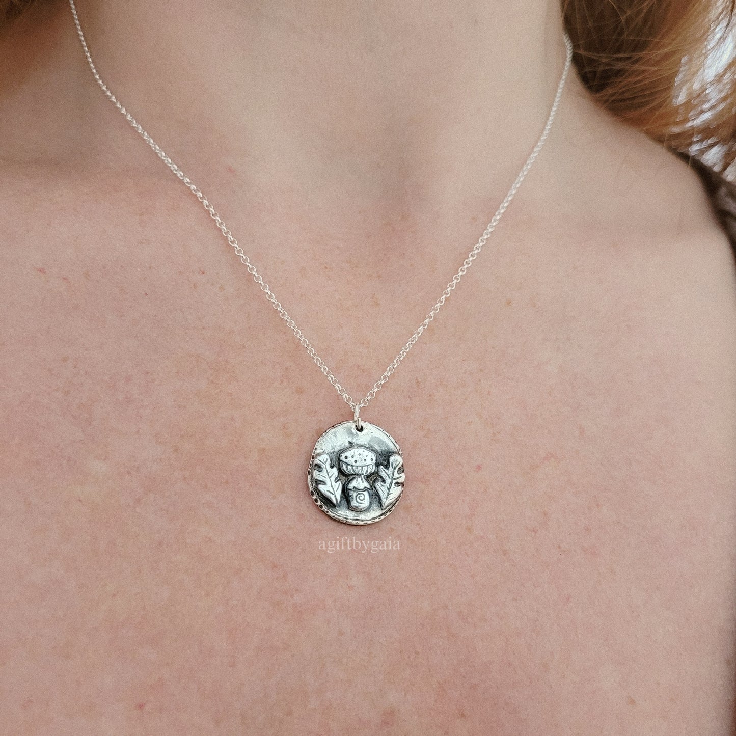 'Magick' Sacred Spell Coin Talisman ~ Recycled Fine 999 Silver