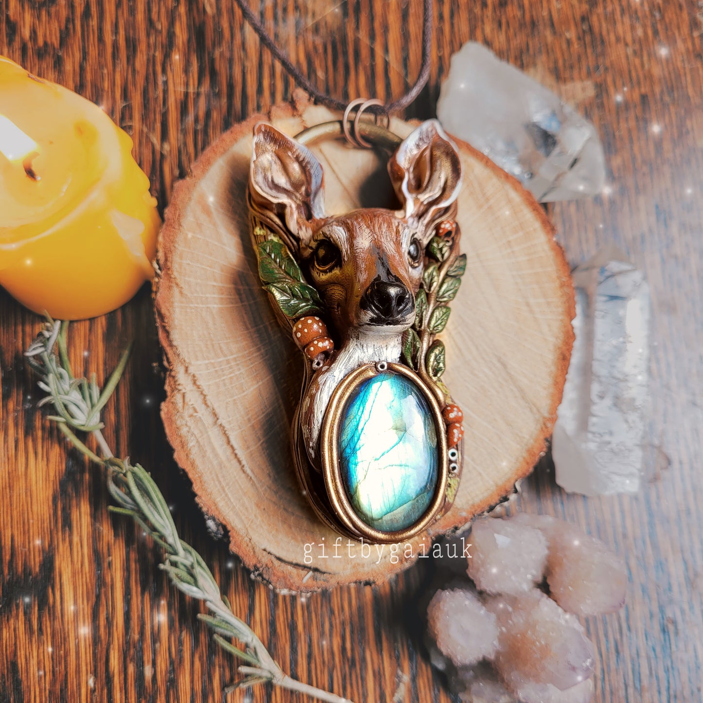 Gentle Fawn Talisman ~ Labradorite