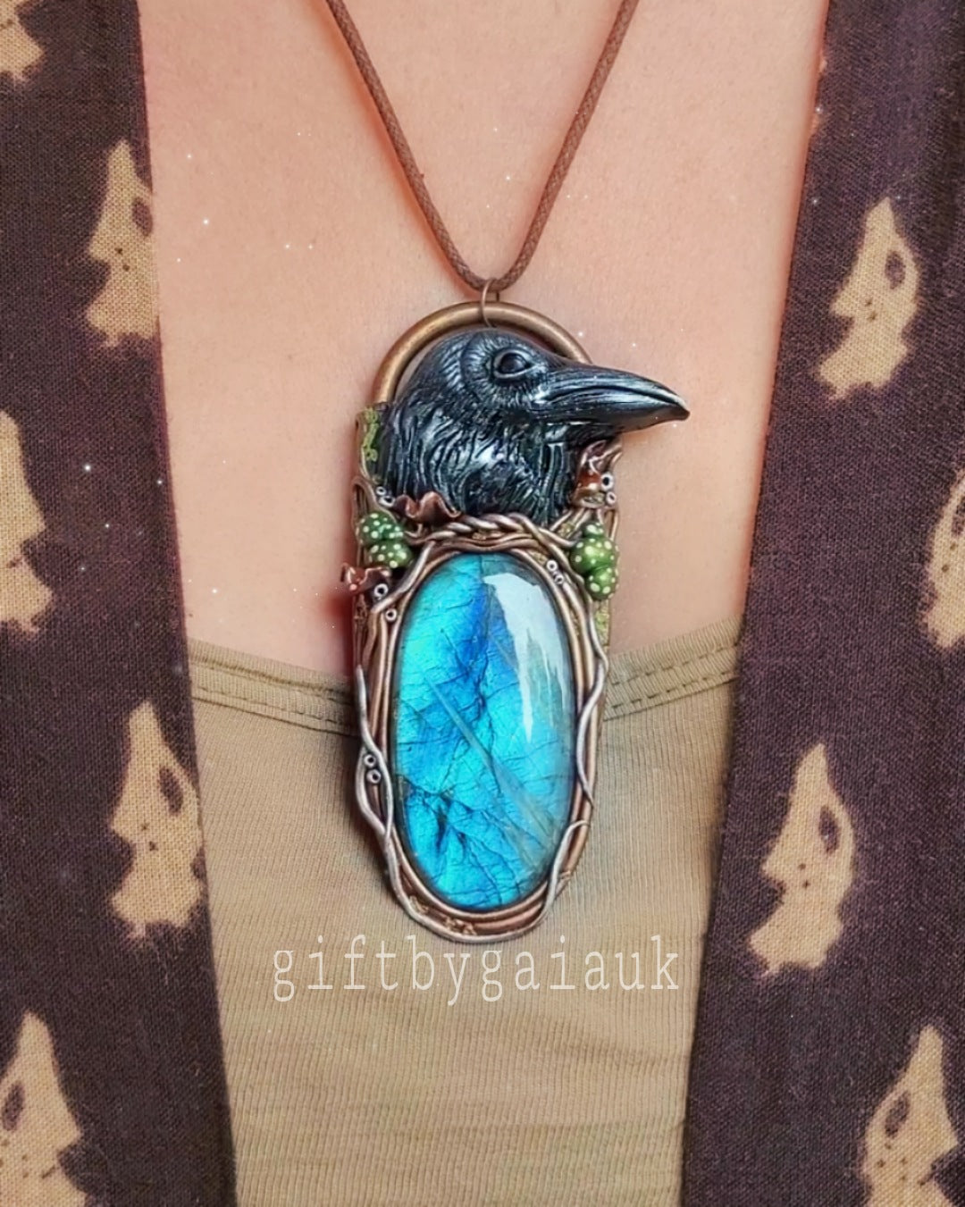 Wise Raven Totem Talisman