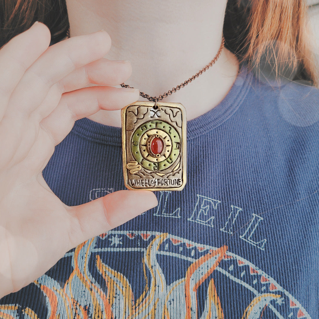 Wheel of Fortune Tarot Card Talisman