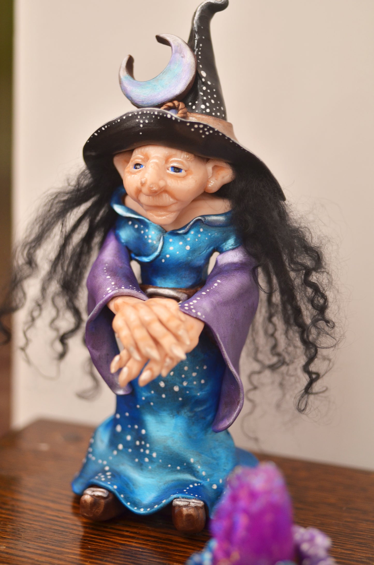 Luna, The Witch of the Moon ~ OOAK Art Doll