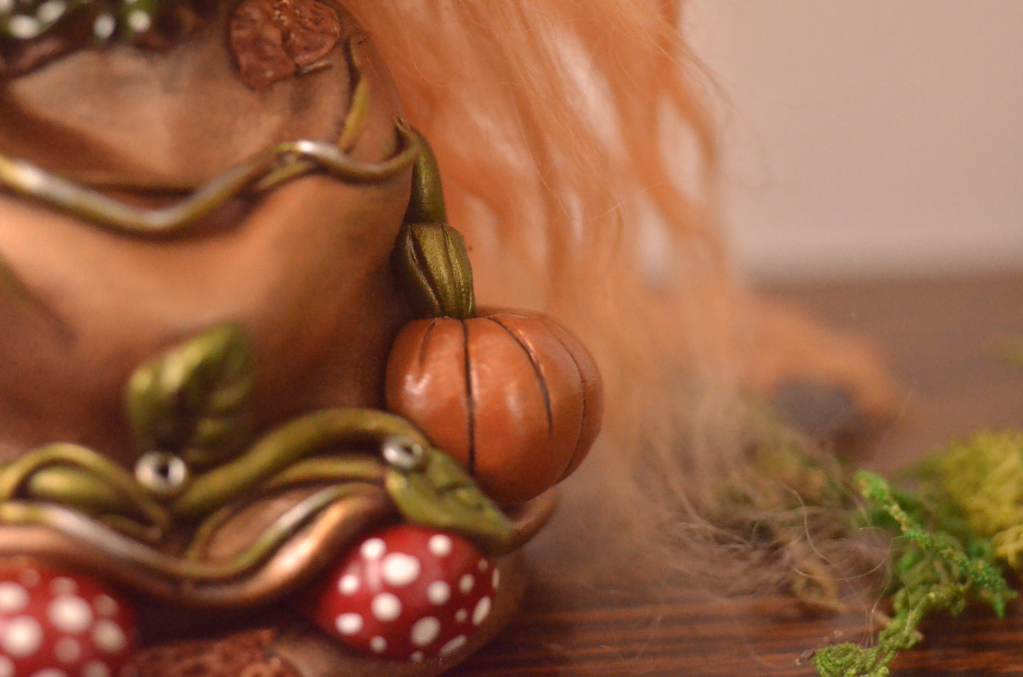 Millie, The Pumpkin Munchkin : OOAK Art Doll