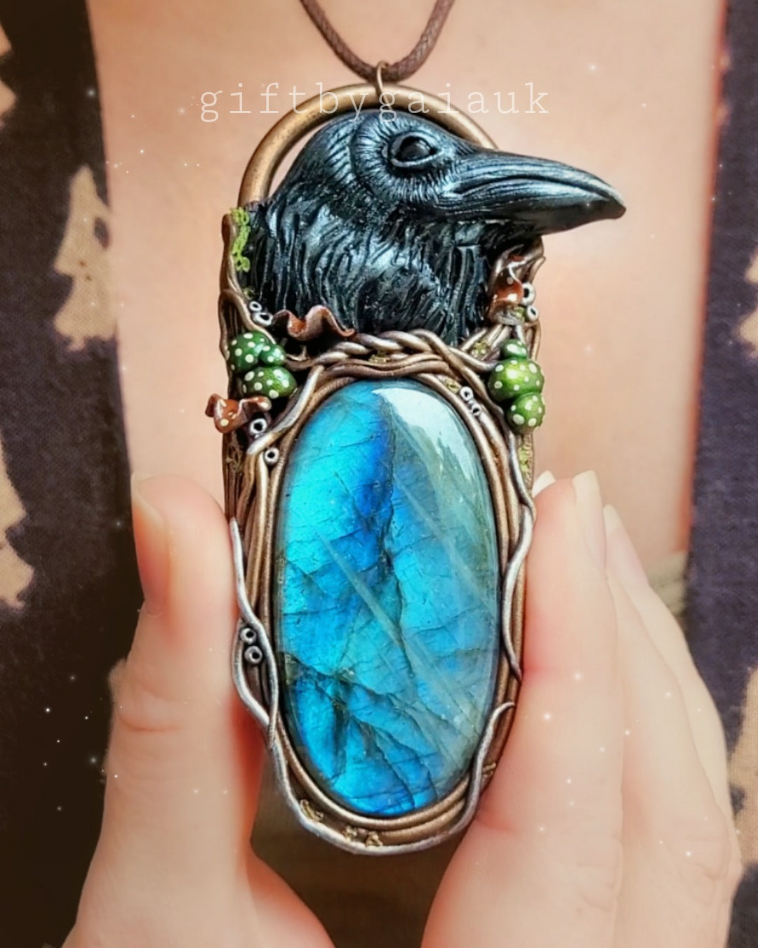 Wise Raven Totem Talisman