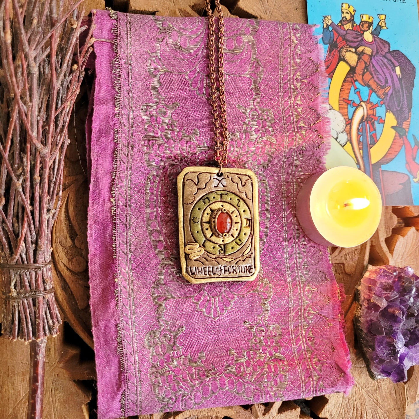 Wheel of Fortune Tarot Card Talisman