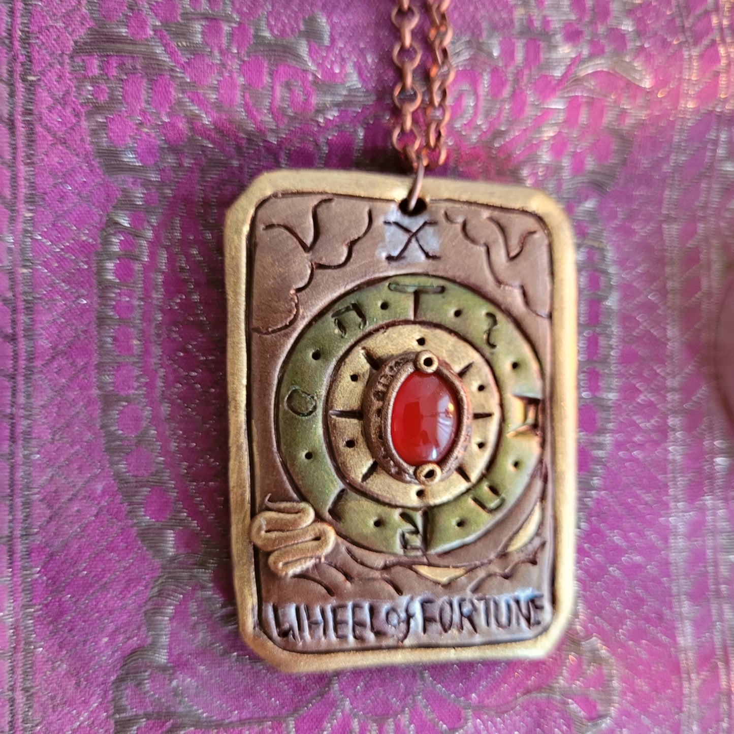 Wheel of Fortune Tarot Card Talisman