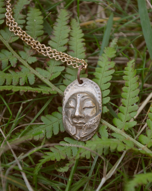 Fern Goddess Talisman ~ Bronze