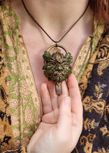 Load image into Gallery viewer, The Green Man Talisman ~ Citrine &amp; Carnelian