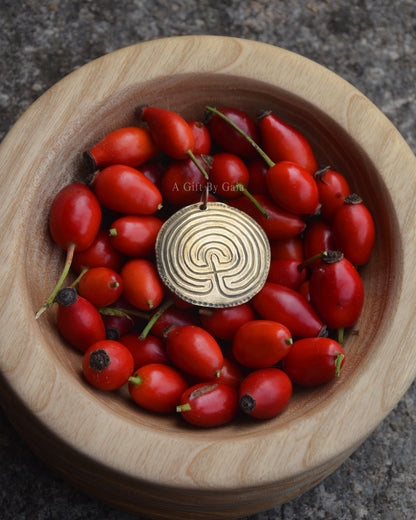 Labyrinth Talisman ~ Bronze