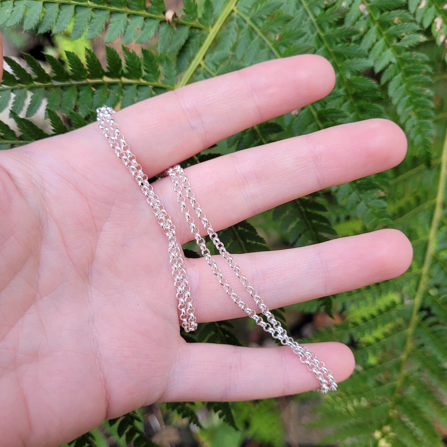 18" 925 Sterling Silver Heavy Belcher Chain