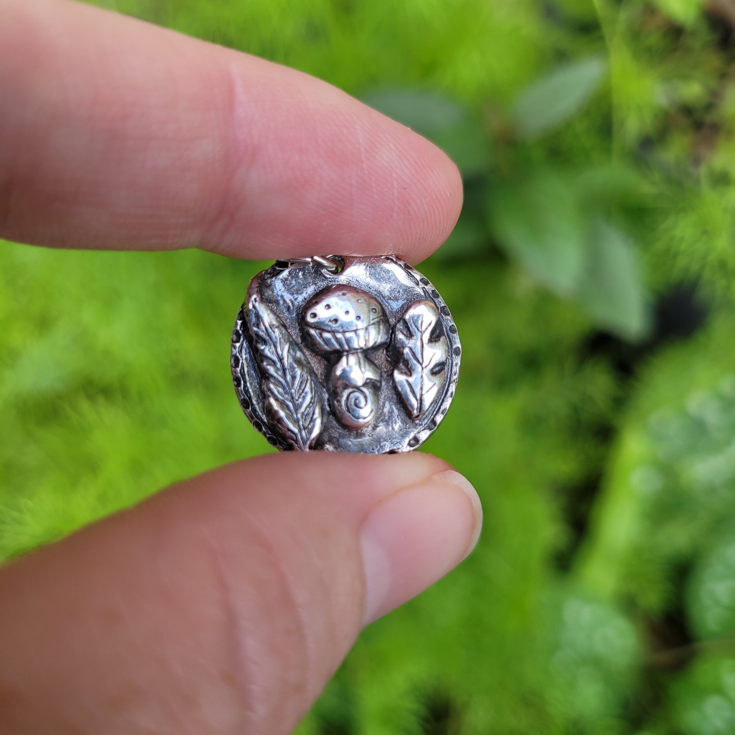 'Magick' Sacred Spell Coin Talisman ~ Fine 999 Recycled Silver