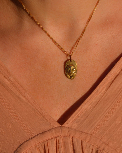 Fern Goddess Talisman ~ Bronze
