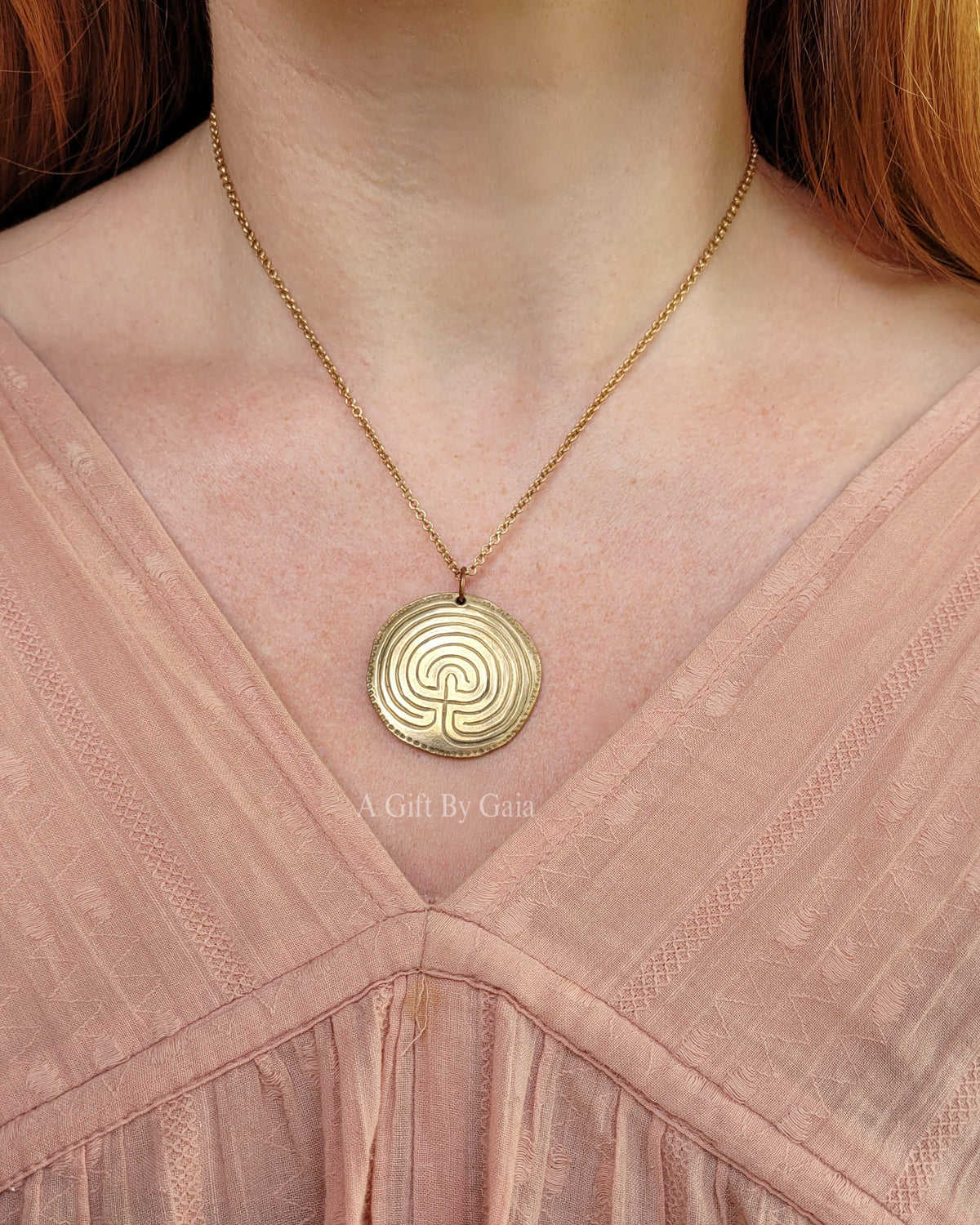 Labyrinth Talisman ~ Bronze