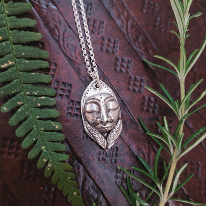 The Fern Goddess Talisman ~ Fine Silver