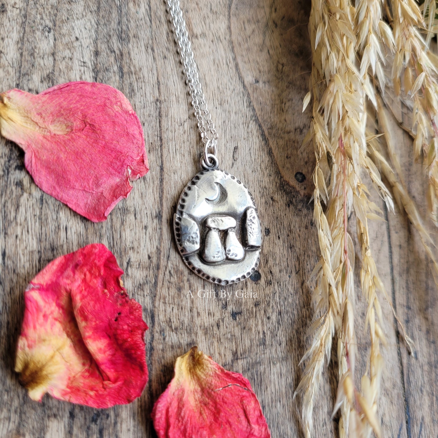 Sacred Standing Stones Coin Talisman ~ Fine Silver