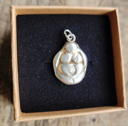 Made to order ~ Moon Goddess Fine Silver Talisman