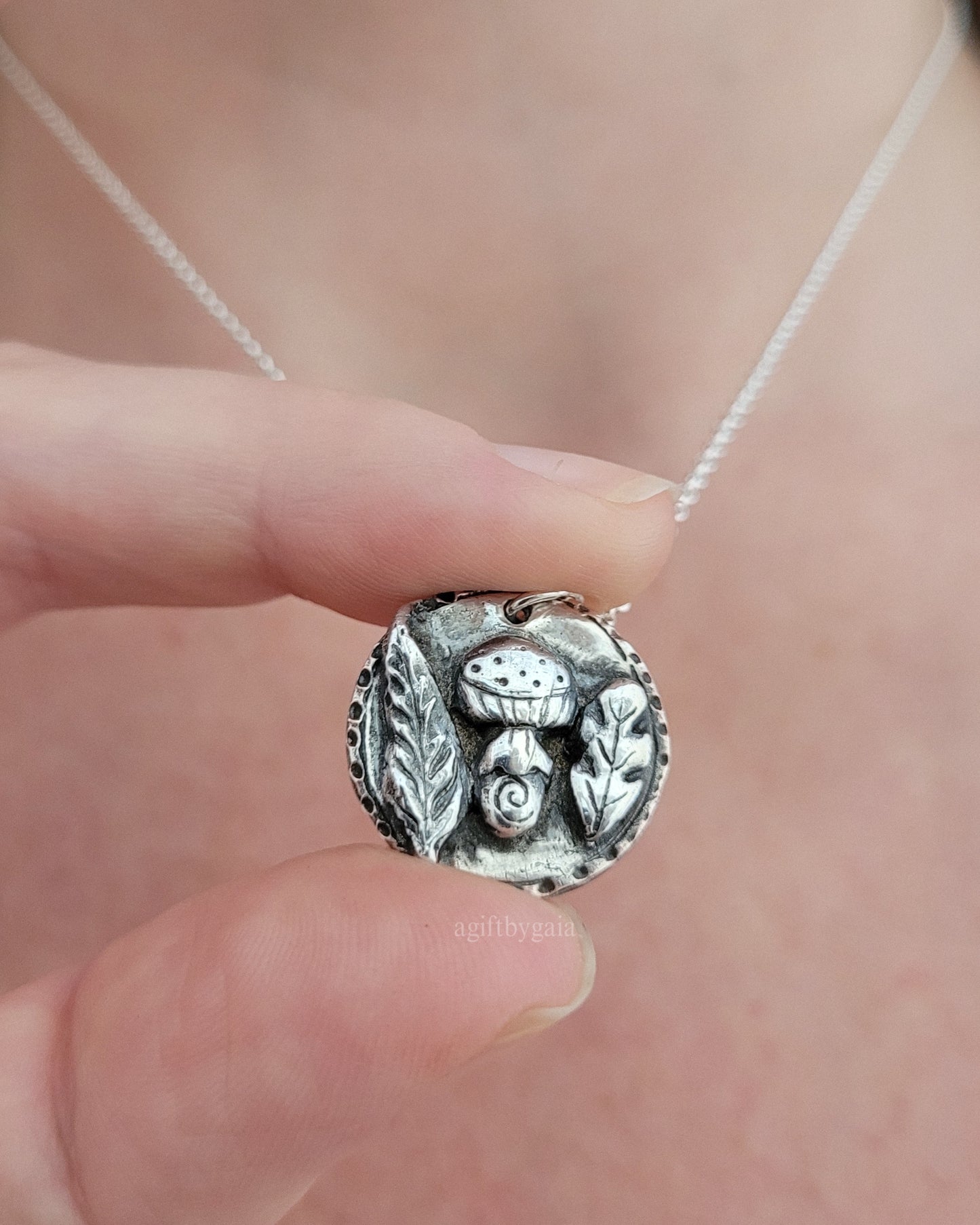 'Magick' Sacred Spell Coin Talisman ~ Fine 999 Recycled Silver