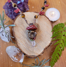 Load image into Gallery viewer, Crystal Mushroom Faery House Talismans ~ Limited Collaborative Edition