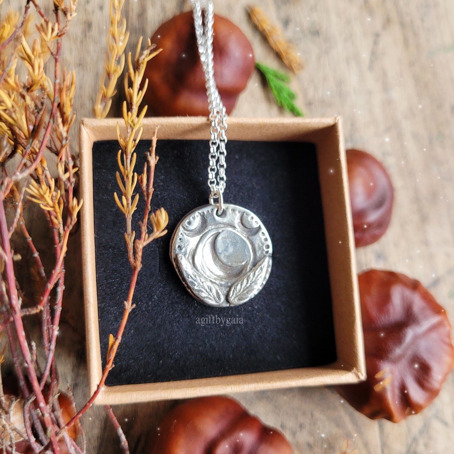 'Sacred Life' Spell Coin Talisman ~ Recycled Fine 999 Silver
