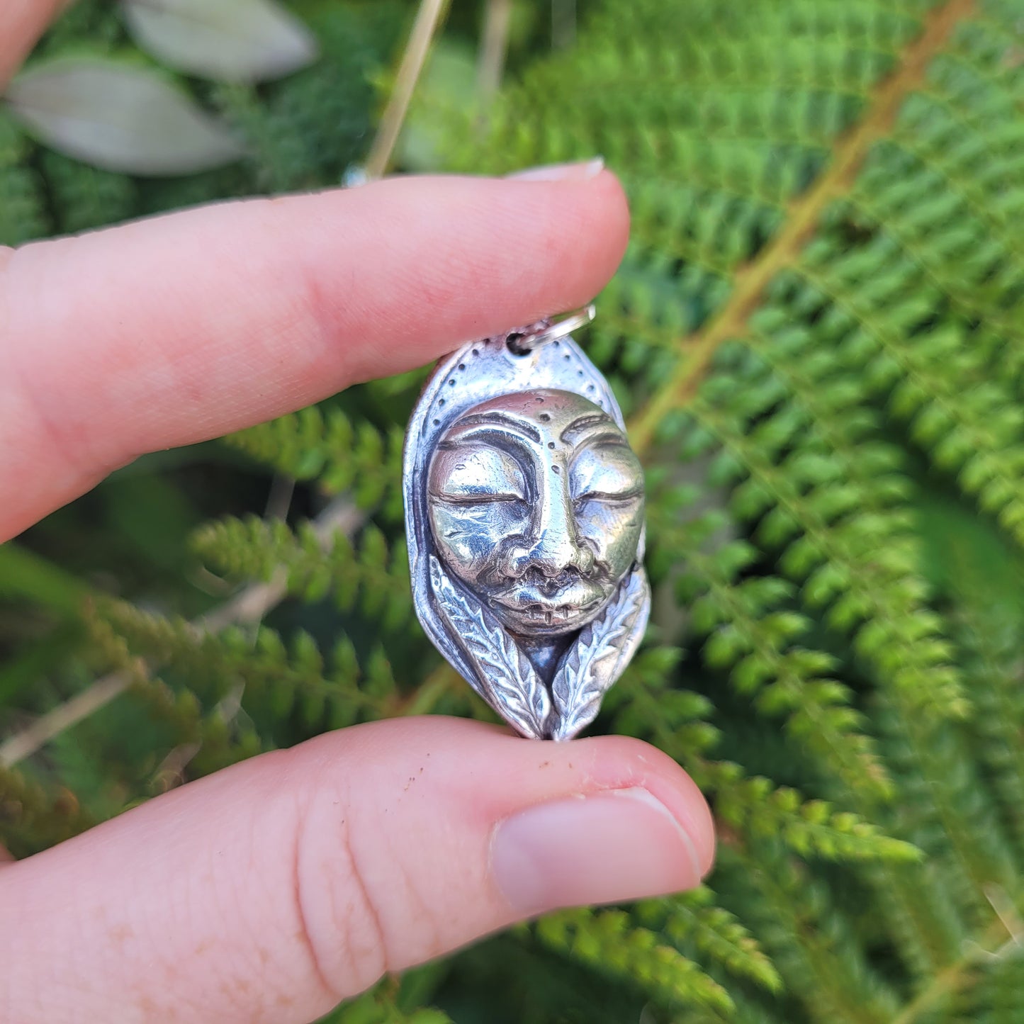 The Fern Goddess Talisman ~ Fine Silver