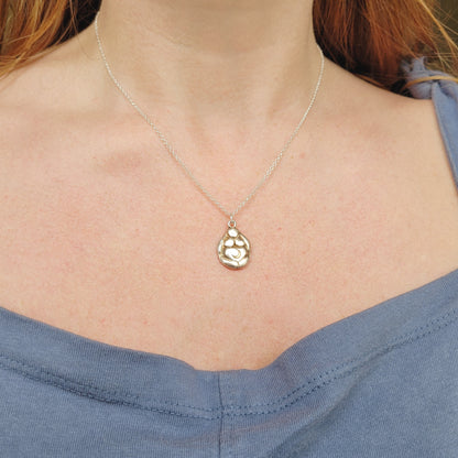 Made to order ~ Moon Goddess Fine Silver Talisman