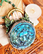 Load image into Gallery viewer, Majestic Lion Forest Beaded Talisman