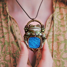 Load image into Gallery viewer, The Marsh Frog Talisman ~ Labradorite