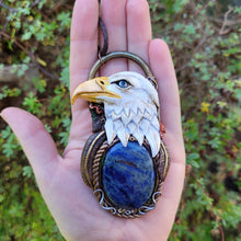 Load image into Gallery viewer, Fly Free Eagle Talisman ~ Sodalite