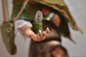 Maud, The Kind Witch of the Woods. OOAK Art Doll