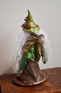 Maud, The Kind Witch of the Woods. OOAK Art Doll