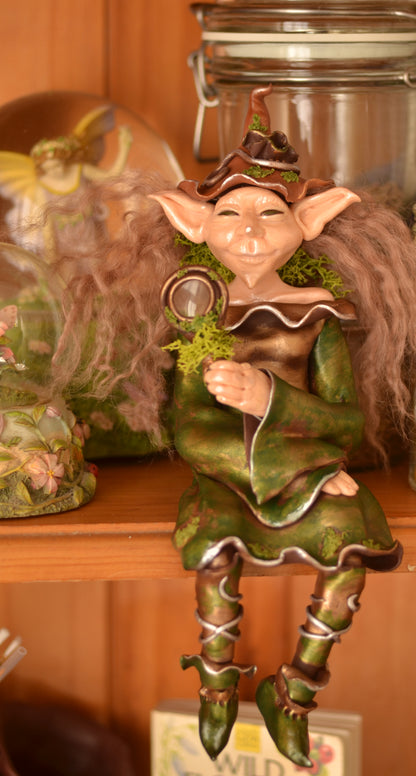 Maggie and The Magick Magnifying Glass ~ OOAK Art Doll