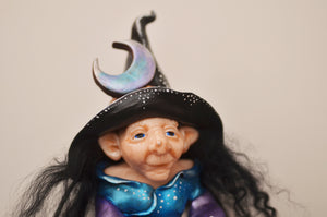 Luna, The Witch of the Moon ~ OOAK Art Doll