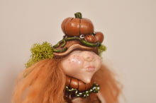 Load image into Gallery viewer, Millie, The Pumpkin Munchkin : OOAK Art Doll