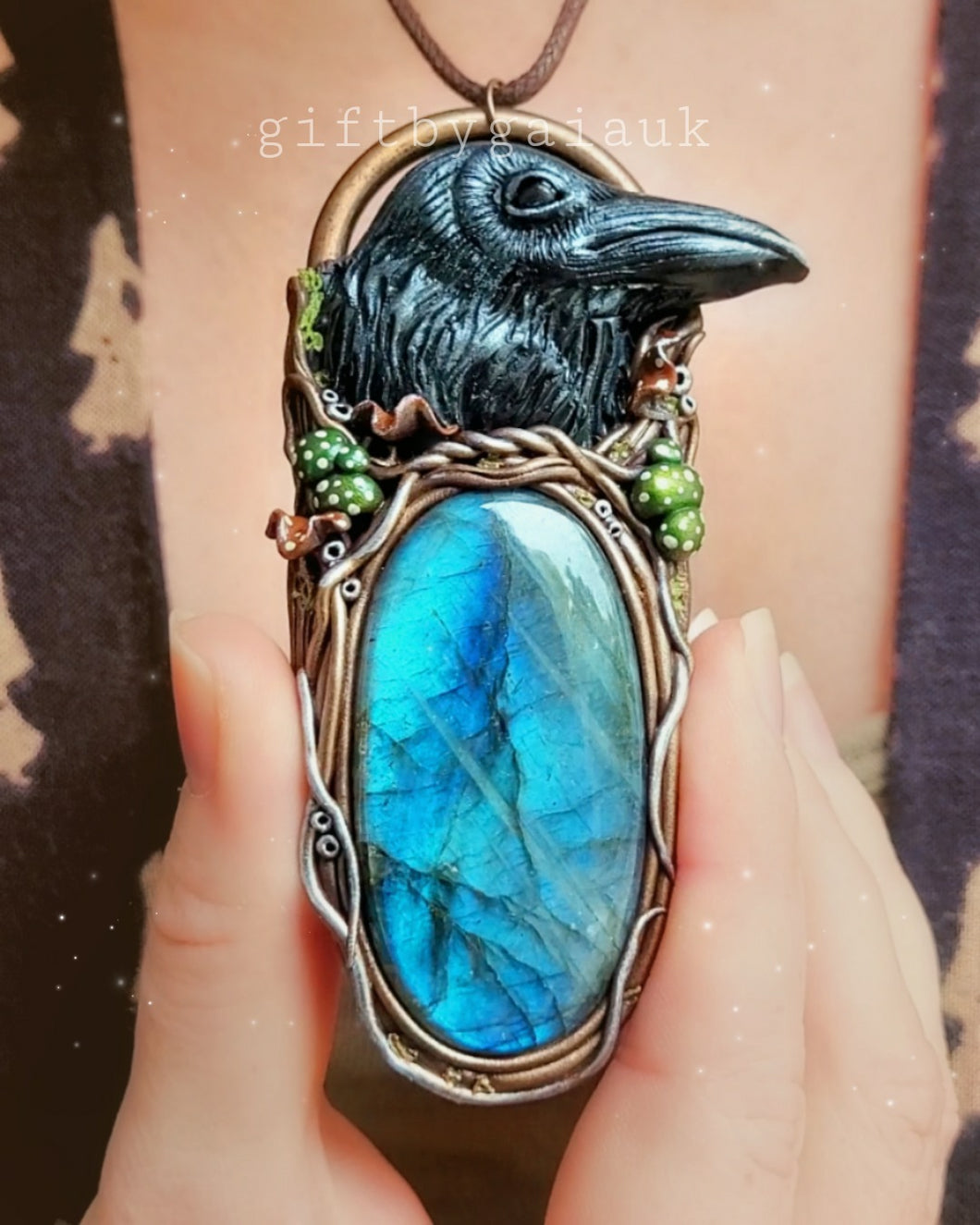 Wise Raven Totem Talisman