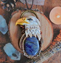 Load image into Gallery viewer, Fly Free Eagle Talisman ~ Sodalite